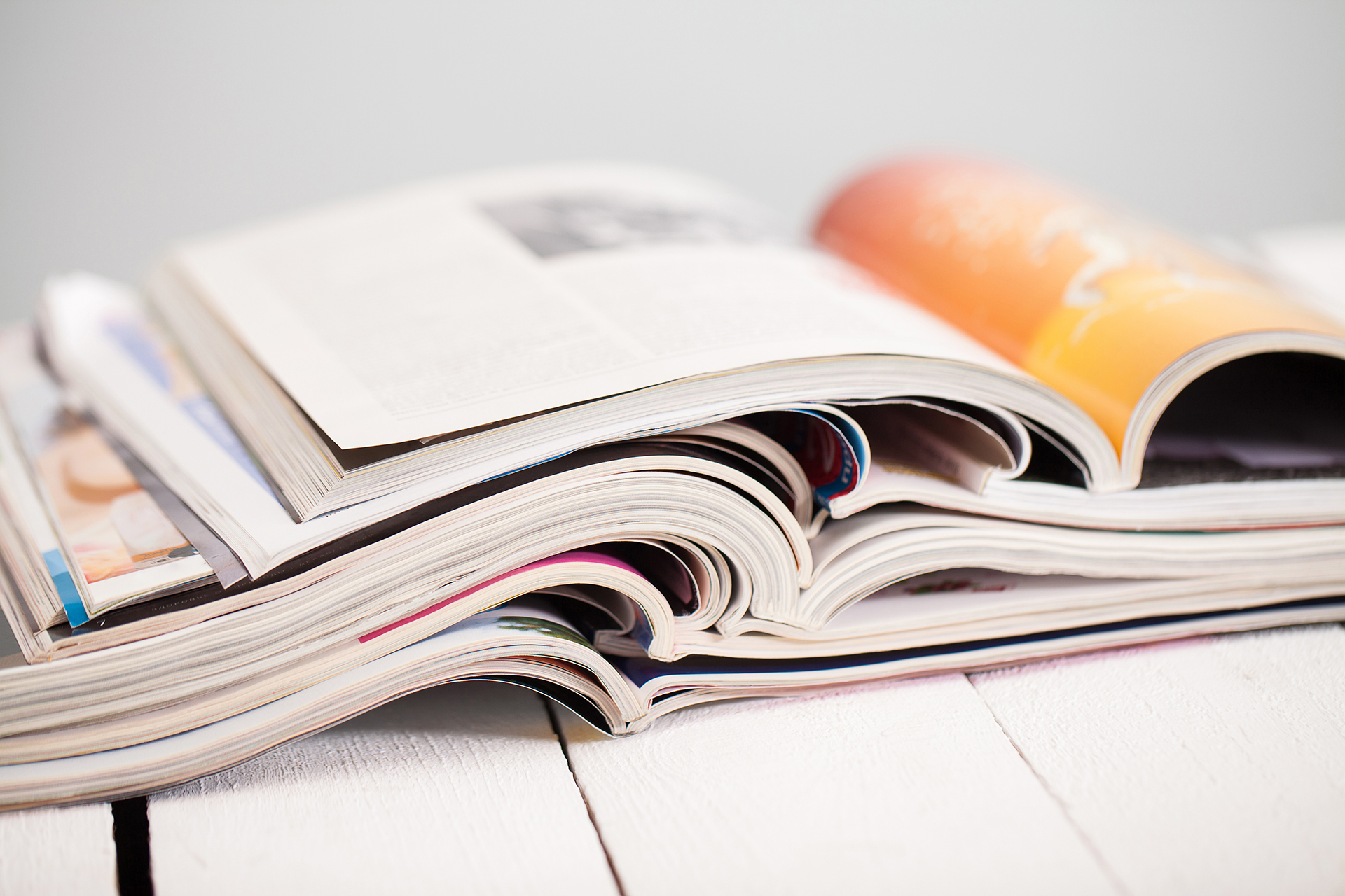 Pile de magazines